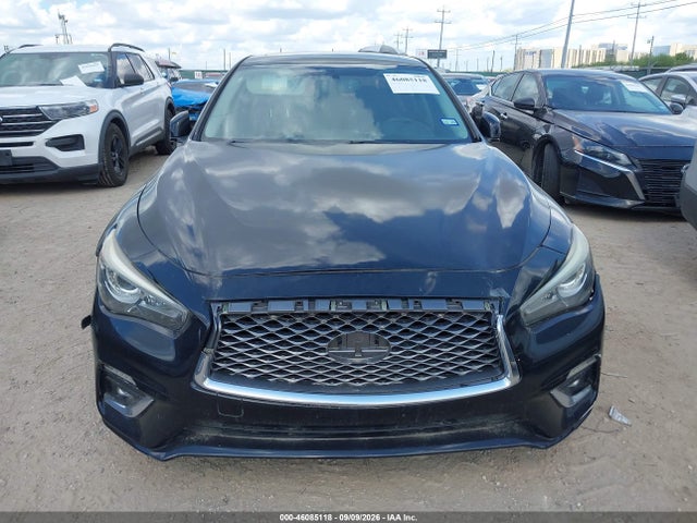 Продаж на аукціоні авто 2018 Infiniti Q50 3.0t Luxe, vin: JN1EV7AR8JM436914, номер лоту: 46085118