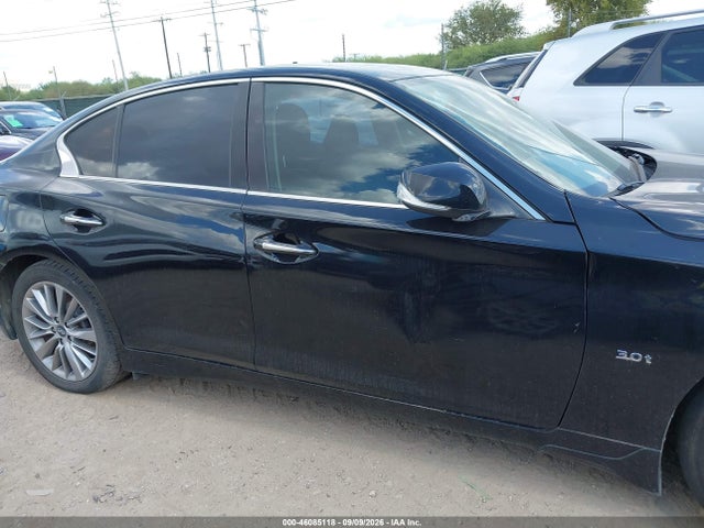 Продаж на аукціоні авто 2018 Infiniti Q50 3.0t Luxe, vin: JN1EV7AR8JM436914, номер лоту: 46085118