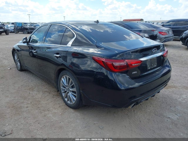 Продаж на аукціоні авто 2018 Infiniti Q50 3.0t Luxe, vin: JN1EV7AR8JM436914, номер лоту: 46085118