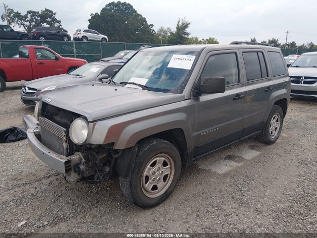 2014 Jeep Patriot Sport მანქანა იყიდება აუქციონზე, vin: 1C4NJPBA4ED509591, აუქციონის ნომერი: 46085154
