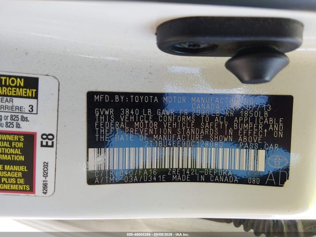 Продаж на аукціоні авто 2013 Toyota Corolla L, vin: 2T1BU4EE9DC128080, номер лоту: 46085355