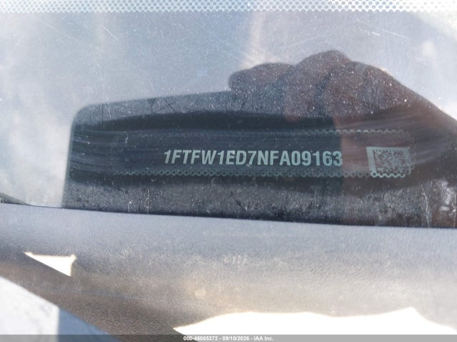 46085372 :رقم المزاد ، 1FTFW1ED7NFA09163 vin ، 2022 Ford F-150 Xlt مزاد بيع