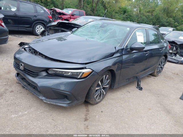 46085590 :رقم المزاد ، 2HGFE1F77NH329482 vin ، 2022 Honda Civic Ex مزاد بيع