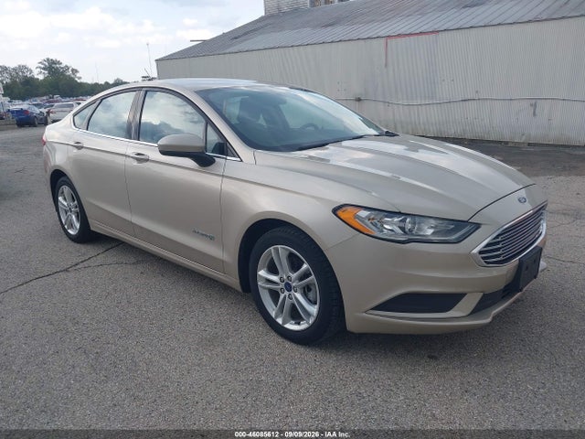 46085612 :رقم المزاد ، 3FA6P0UU4JR142362 vin ، 2018 Ford Fusion Hybrid S مزاد بيع