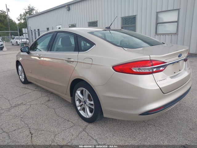 46085612 :رقم المزاد ، 3FA6P0UU4JR142362 vin ، 2018 Ford Fusion Hybrid S مزاد بيع