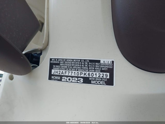 JH2AF7710PK601229 Honda NCW50