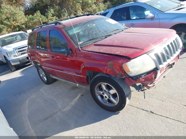 Aukcja sprzedaży 2004 Jeep Grand Cherokee Overland, vin: 1J8GX68J54C344303, numer aukcji: 46085735