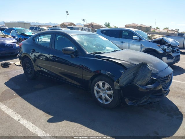 46086020 :رقم المزاد ، JM1BM1T72G1344543 vin ، 2016 Mazda Mazda3 I Sport مزاد بيع