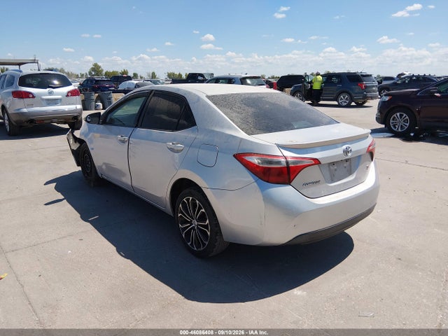 2014 Toyota Corolla S Plus მანქანა იყიდება აუქციონზე, vin: 5YFBURHE3EP126805, აუქციონის ნომერი: 46086408
