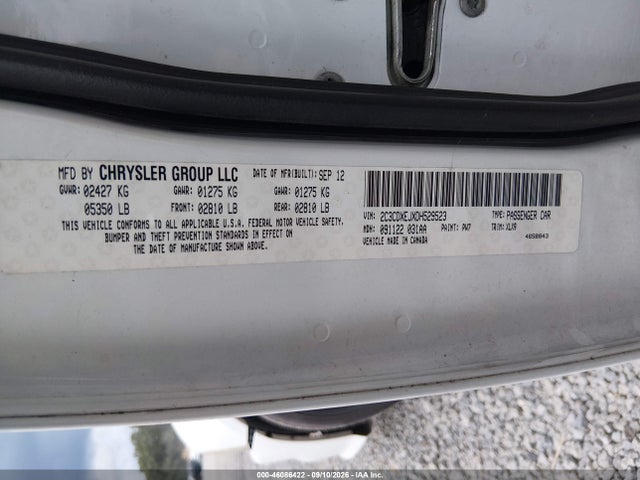 Продаж на аукціоні авто 2013 Dodge Charger Srt8, vin: 2C3CDXEJXDH529523, номер лоту: 46086422