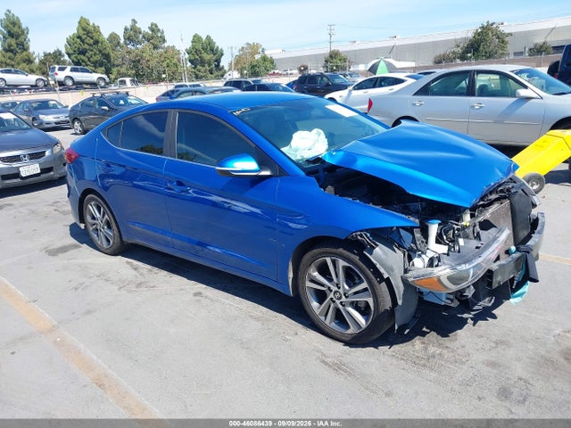 Продажа на аукционе авто 2018 Hyundai Elantra Limited, vin: KMHD84LFXJU584172, номер лота: 46086439