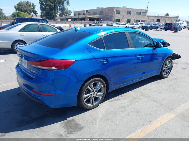 Продажа на аукционе авто 2018 Hyundai Elantra Limited, vin: KMHD84LFXJU584172, номер лота: 46086439
