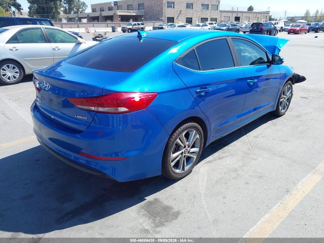 Продажа на аукционе авто 2018 Hyundai Elantra Limited, vin: KMHD84LFXJU584172, номер лота: 46086439