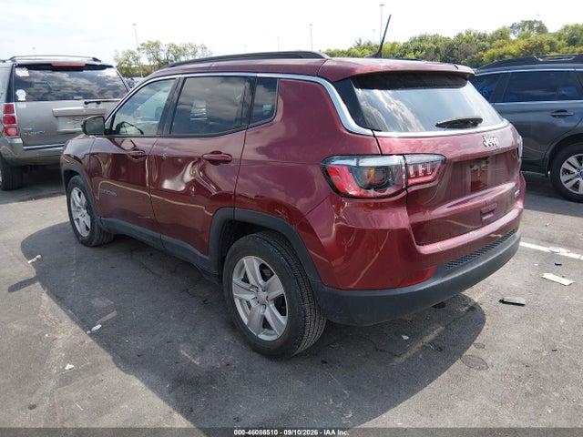 46086510 :رقم المزاد ، 3C4NJCBB1NT224942 vin ، 2022 Jeep Compass Latitude Fwd مزاد بيع