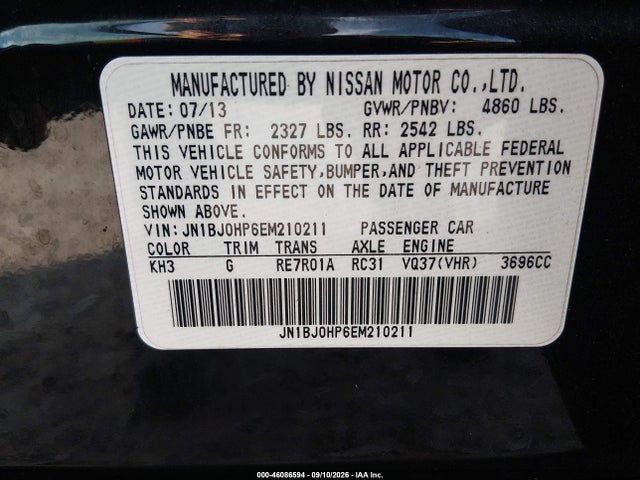 Продаж на аукціоні авто 2014 Infiniti Qx50 Journey, vin: JN1BJ0HP6EM210211, номер лоту: 46086594