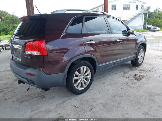 2011 Kia Sorento Ex V6 მანქანა იყიდება აუქციონზე, vin: 5XYKU4A23BG182584, აუქციონის ნომერი: 46086687