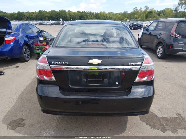 2008 Chevrolet Aveo Ls მანქანა იყიდება აუქციონზე, vin: KL1TD56638B233064, აუქციონის ნომერი: 46086702
