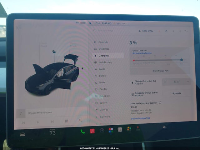2020 Tesla Model 3 Standard Range Plus Rear-wheel Drive/standard Range Rear-wheel Drive მანქანა იყიდება აუქციონზე, vin: 5YJ3E1EA8LF785802, აუქციონის ნომერი: 46086731
