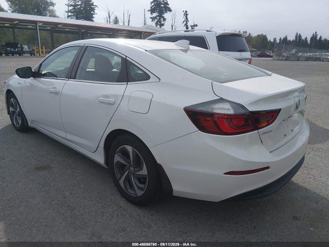 2019 Honda Insight Lx მანქანა იყიდება აუქციონზე, vin: 19XZE4F15KE007861, აუქციონის ნომერი: 46086760