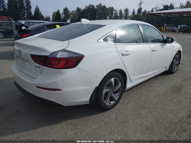 2019 Honda Insight Lx მანქანა იყიდება აუქციონზე, vin: 19XZE4F15KE007861, აუქციონის ნომერი: 46086760