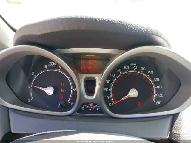 2012 Ford Fiesta Se მანქანა იყიდება აუქციონზე, vin: 3FADP4BJXCM189130, აუქციონის ნომერი: 46086884
