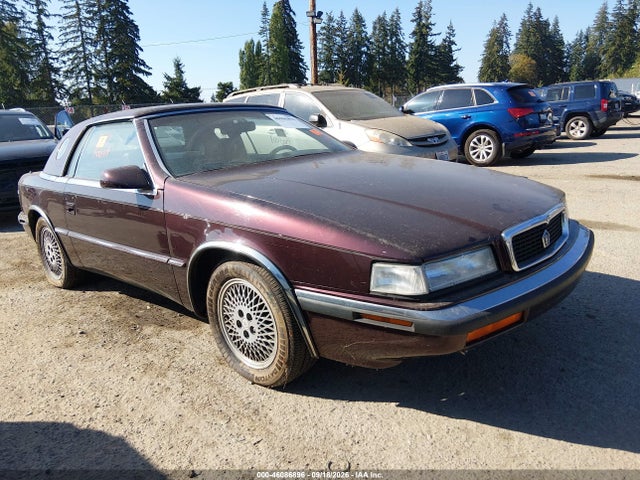 Aukcja sprzedaży 1989 Chrysler Tc By Maserati, vin: ZC2FP1100KB203806, numer aukcji: 46086896