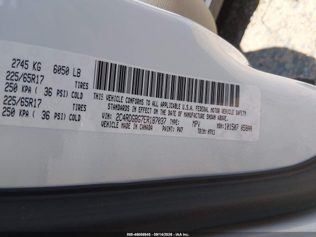 Продажа на аукционе авто 2014 Dodge Grand Caravan American Value Pkg, vin: 2C4RDGBG7ER187037, номер лота: 46086945