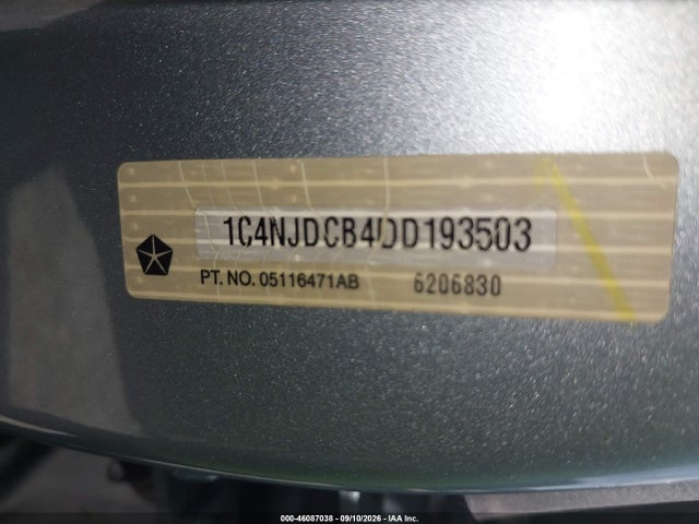 Aukcja sprzedaży 2013 Jeep Compass Limited, vin: 1C4NJDCB4DD193503, numer aukcji: 46087038