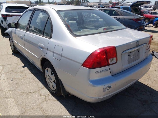 46087169 :رقم المزاد ، 2HGES15543H536218 vin ، 2003 Honda Civic Lx مزاد بيع