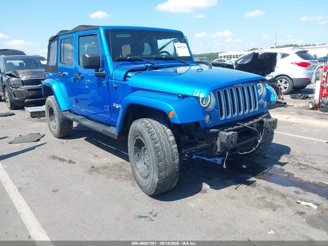 2016 Jeep Wrangler Unlimited Sahara მანქანა იყიდება აუქციონზე, vin: 1C4BJWEG9GL150664, აუქციონის ნომერი: 46087261