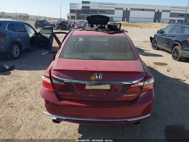 Продаж на аукціоні авто 2016 Honda Accord Sport, vin: 1HGCR2F50GA099233, номер лоту: 46087267