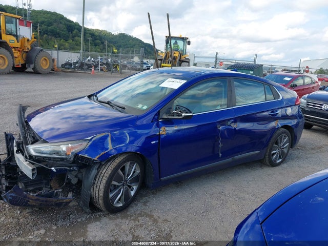 2019 Hyundai Ioniq Hybrid Limited მანქანა იყიდება აუქციონზე, vin: KMHC05LCXKU137213, აუქციონის ნომერი: 46087324