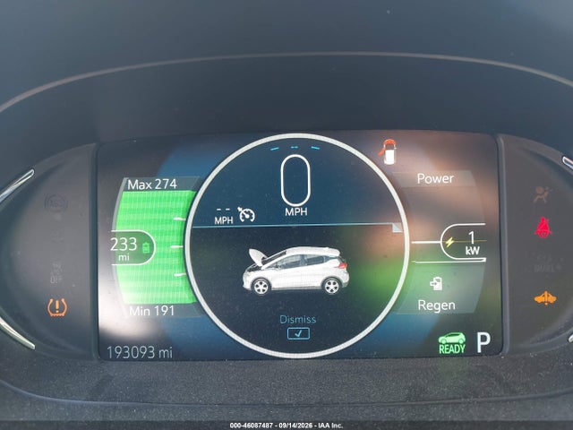 2017 Chevrolet Bolt Ev Lt მანქანა იყიდება აუქციონზე, vin: 1G1FW6S02H4143215, აუქციონის ნომერი: 46087487