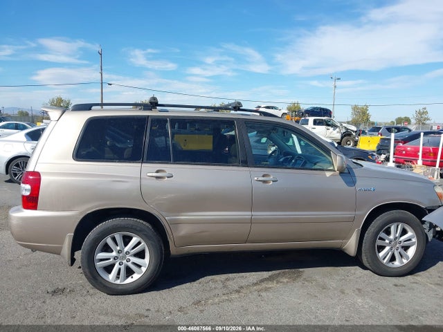 2007 Toyota Highlander Hybrid Limited V6 მანქანა იყიდება აუქციონზე, vin: JTEEW21A770049418, აუქციონის ნომერი: 46087566