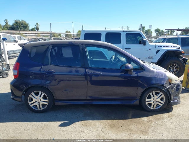 46087702 :رقم المزاد ، JHMGD38638S061550 vin ، 2008 Honda Fit Sport مزاد بيع
