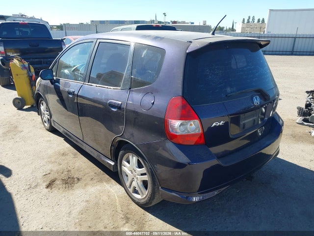 46087702 :رقم المزاد ، JHMGD38638S061550 vin ، 2008 Honda Fit Sport مزاد بيع