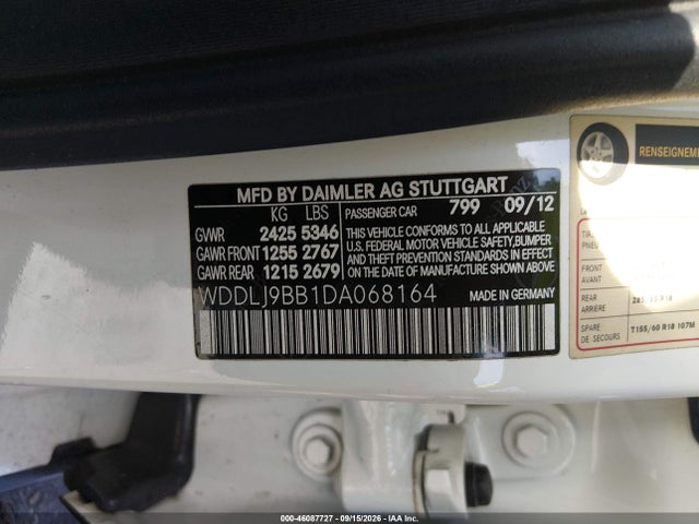 Продажа на аукционе авто 2013 Mercedes-benz Cls 550 4matic, vin: WDDLJ9BB1DA068164, номер лота: 46087727