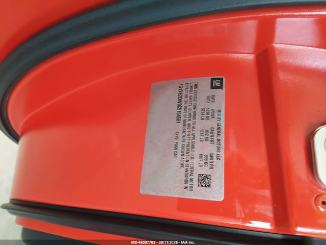 2012 Chevrolet Corvette მანქანა იყიდება აუქციონზე, vin: 1G1YE2DW0C5104681, აუქციონის ნომერი: 46087763