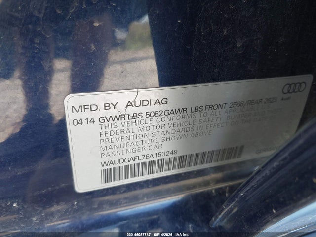 Продажа на аукционе авто 2014 Audi S4 3.0t Premium Plus, vin: WAUDGAFL7EA153249, номер лота: 46087787