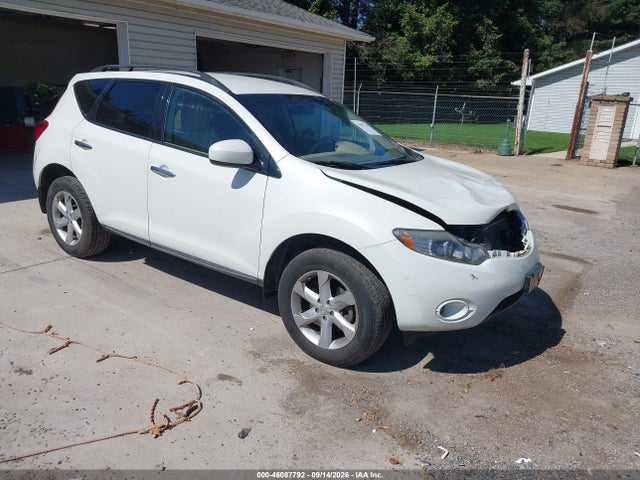 2009 Nissan Murano S მანქანა იყიდება აუქციონზე, vin: JN8AZ18W59W112056, აუქციონის ნომერი: 46087792