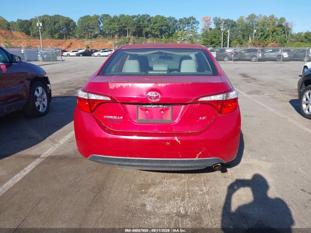 2016 Toyota Corolla Le მანქანა იყიდება აუქციონზე, vin: 2T1BURHE5GC507932, აუქციონის ნომერი: 46087900
