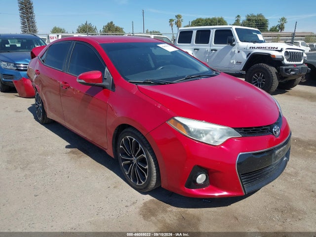 2015 Toyota Corolla S Plus მანქანა იყიდება აუქციონზე, vin: 2T1BURHE8FC276958, აუქციონის ნომერი: 46088022