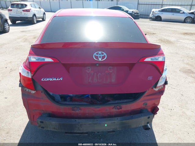 2015 Toyota Corolla S Plus მანქანა იყიდება აუქციონზე, vin: 2T1BURHE8FC276958, აუქციონის ნომერი: 46088022