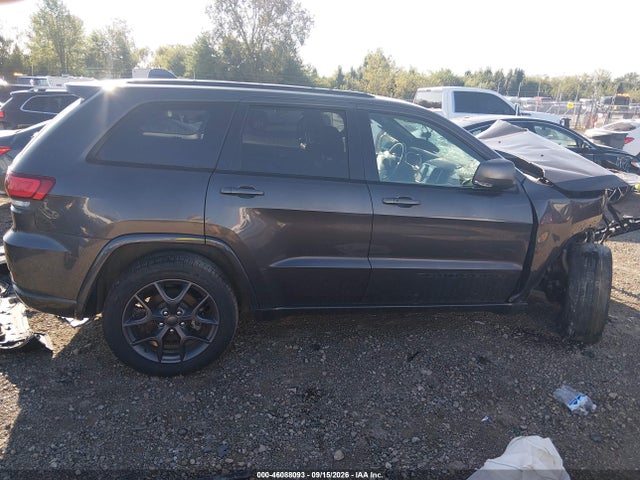 46088093 :رقم المزاد ، 1C4RJFBG6MC535713 vin ، 2021 Jeep Grand Cherokee 80th Anniversary 4x4 مزاد بيع