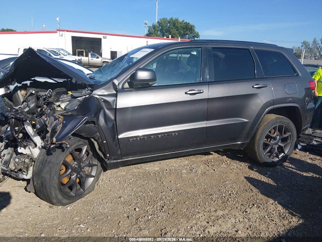 46088093 :رقم المزاد ، 1C4RJFBG6MC535713 vin ، 2021 Jeep Grand Cherokee 80th Anniversary 4x4 مزاد بيع