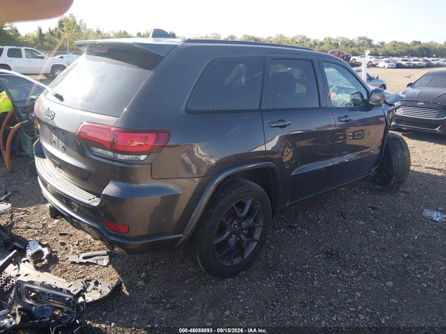 46088093 :رقم المزاد ، 1C4RJFBG6MC535713 vin ، 2021 Jeep Grand Cherokee 80th Anniversary 4x4 مزاد بيع