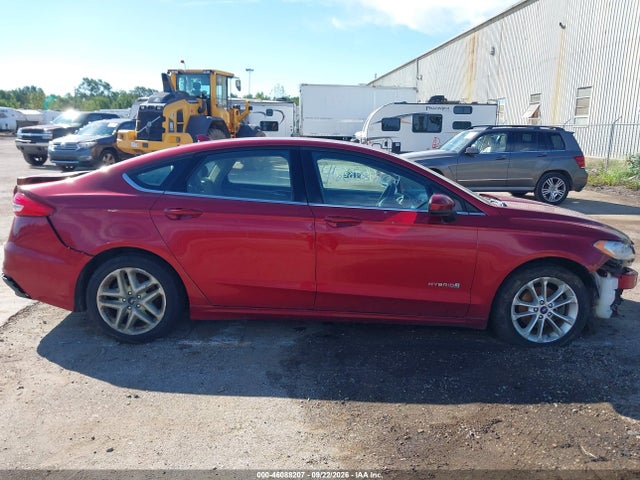 2019 Ford Fusion Hybrid Se მანქანა იყიდება აუქციონზე, vin: 3FA6P0LU8KR205935, აუქციონის ნომერი: 46088207