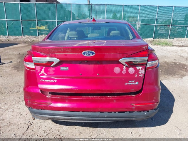 2019 Ford Fusion Hybrid Se მანქანა იყიდება აუქციონზე, vin: 3FA6P0LU8KR205935, აუქციონის ნომერი: 46088207