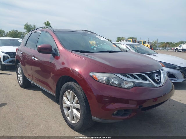 2011 Nissan Murano Sl მანქანა იყიდება აუქციონზე, vin: JN8AZ1MW4BW158103, აუქციონის ნომერი: 46088303