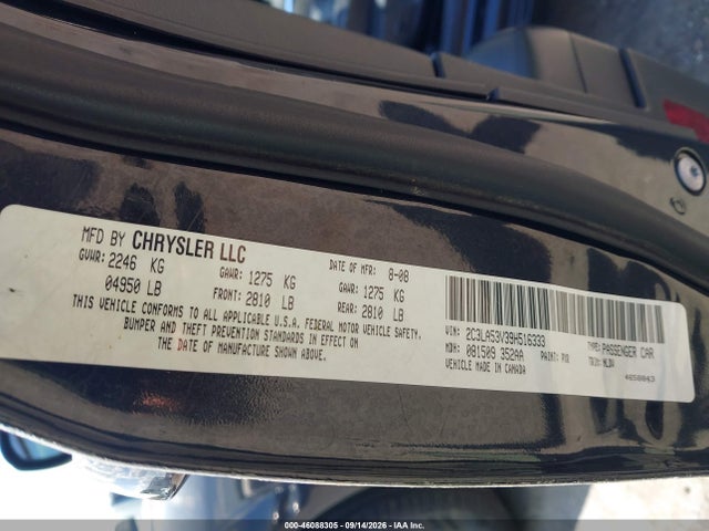 Продаж на аукціоні авто 2009 Chrysler 300 Touring, vin: 2C3LA53V39H516333, номер лоту: 46088305